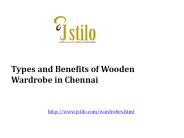 Best Wooden Wardrobe in Chennai