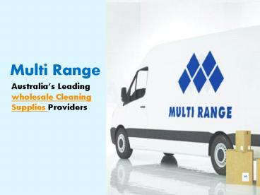 Wholesale Cleaning Supplies Sydney