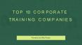 Corporate Companies in India | Ahmedabad | Mumbai | Pune | Delhi | Bangalore PowerPoint PPT Presentation