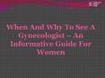 Gynecologist In South City 2 - Complete Woman Care PowerPoint PPT Presentation