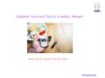 Diabetes Facts and Tips for a Healthy lifestyle (1) PowerPoint PPT Presentation