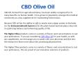 CBD Olive Oil PowerPoint PPT Presentation