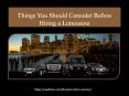 PPT for Things you should consider before hiring a limousine PowerPoint PPT Presentation