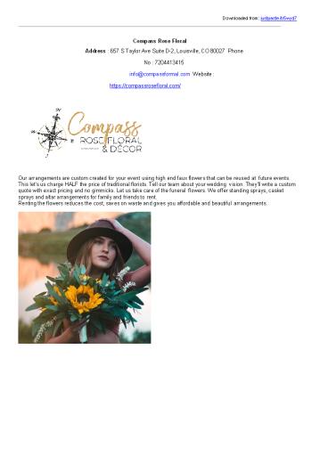Compass Rose Floral