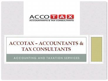 Affordable London Accountants By Accotax