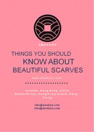 Things You Should Know About Beautiful Scarves