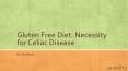 Gluten Free Diet: Necessity for Celiac Disease PowerPoint PPT Presentation