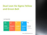 Dual Lean Six Sigma Yellow and Green Belt