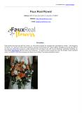 Faux Real Flower (1) PowerPoint PPT Presentation