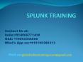Splunk training | Splunk Online Training - Global Online Trainings PowerPoint PPT Presentation