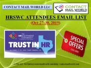 HRSWC ATTENDEES EMAIL LIST