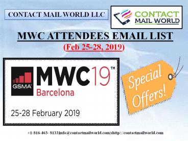 MWC ATTENDEES EMAIL LIST