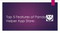 Top 5 Features of Panda Helper App Store: PowerPoint PPT Presentation