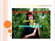 BSA 375 Success Begins/newtonhelp.com