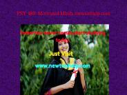 PSY 480  Motivated Minds /newtonhelp.com