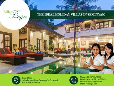4 Bedroom Villas in Seminyak