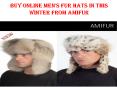 BUY ONLINE MEN'S FUR HATS IN THIS WINTER FROM AMIFUR