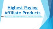 HEAT: Highest Paying Affiliate Products