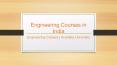 Engineering Courses in India - Engineering Careers - Avantika University PowerPoint PPT Presentation