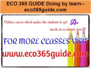 ECO 365 GUIDE Doing by learn--eco365guide.com