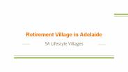 Retirement Villages in Adelaide