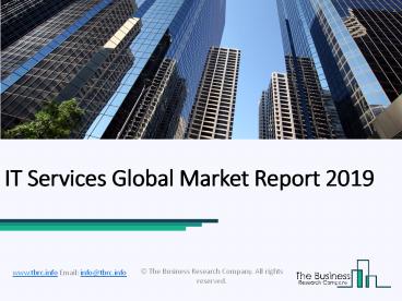 IT Services Global Market Report 2019