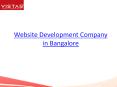 Website Development Company In Bangalore-Vista Ad Media PowerPoint PPT Presentation