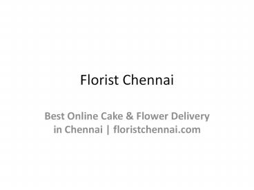 Best Online Cake & Flower Delivery in Chennai | floristchennai.com