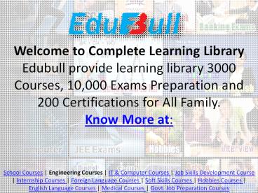 Free Professional Online Classes, Courses with Certificate in India