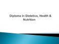 Course in Nutrition and Dietetics PowerPoint PPT Presentation