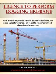 Licence To Perform Dogging Brisbane