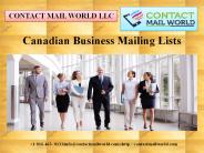 Canadian Business Mailing Lists
