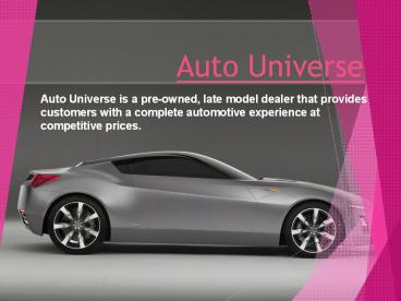 Luxury Used Car Dealership in Memphis | Auto Universe