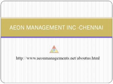 *(Aeon)** management Inc Chennai Velachery Reviews