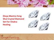 Feng Shui Crystal Diamond Set For Chakra Healing