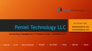 Accounting|Management|IT Solutions Dubai - PenielTech LLC
