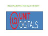 Best Digital Marketing Company