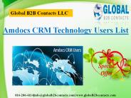 Amdocs CRM Technology Users List