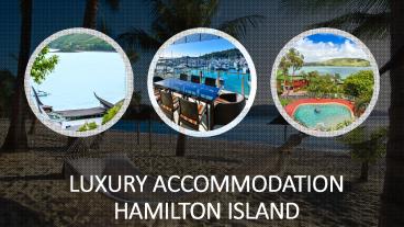 Luxury Accommodation Hamilton Island