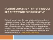 NORTON.COM/SETUP -ACTIVATE NORTON ANTIVIRUS