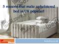 5 reasons that make upholstered bed in uk popular! PowerPoint PPT Presentation