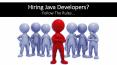 Follow Rules; Hiring Java Developers PowerPoint PPT Presentation