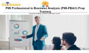 PMI PBA Certification Training Course in Riyadh Saudi Arabia