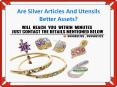 Are Silver Articles And Utensils Better Assets?