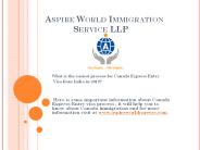 Aspire World Immigration