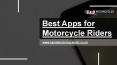 Apps for motorcycle riders PowerPoint PPT Presentation