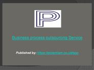 Business process outsourcing Service