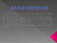 Watch Wrestling (1)