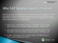 Why SAP Simple Logistics Course? (1) PowerPoint PPT Presentation