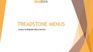 Bespoke Menu Covers | Wood Menu | Treadstone Menus